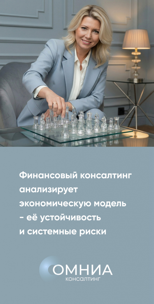 Финансовый консалтинг анализирует экономическую модель - её устойчивость 
и системные риски